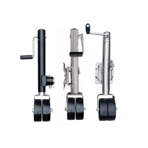 Soporte de gato de remolque de doble rueda de 6 pulgadas, guía universal, accesorios de remolque de <span class=keywords><strong>Caballero</strong></span>, yate, ATVUTV, enganche de remolque RV - Product Image 1