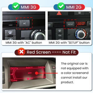 HFmidia 2026 ระบบลินุกซ์ใหม่ หน้าจอ 8.8 นิ้ว สำหรับรถยนต์ Audi A6 C6 ปี 2005 2006 2007 2008 2009 2010 2011 เครื่องเล่นวิดีโอในรถยนต์ CarPlay อัตโนมัติ - Product Image 5