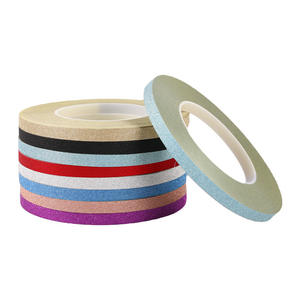 Tablero de dibujo de letrero de animación de alto adhesivo, envoltura de arena hecha a mano DIY, borde especial, cinta brillante, papel de Color, envoltura de cartón excelente - Product Image 1