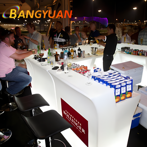 Bancone Bar Impermeabile a 16 Colori LED per Esterno per Discoteche, Piste da Ballo, Parchi, Arredo per Feste, Moderno in PE con Luce RGB, 25KG - Product Image 3