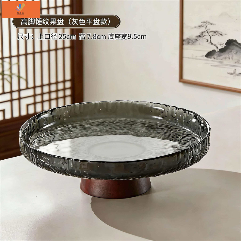 Hammered Acacia Wood (Flat) Gray