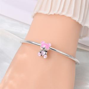 Collar y Pulsera de Joyería con Cuentas de Tungsteno, Cristal y Diamantes de Imitación, con Colgante de Rosa Mágica en Forma de <span class=keywords><strong>Cubo</strong></span>, Serie Rosa del Día de San Valentín - Product Image 4