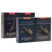French Rigotti Original Imported Jazz Reed for Alto and Tenor Saxophone Made of Brass