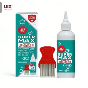 Kids Hair <strong>Lice</strong> <strong>Shampoo</strong> Anti Itching Kills <strong>Head</strong> <strong>Lice</strong> Eggs Treatment <strong>Shampoo</strong> Comb Kit - Product Image 1