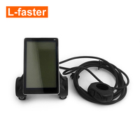 Contrôleur de moteur 350w Affichage Accessoires de vélo électrique Affichage LCD noir et blanc pour vélo électrique