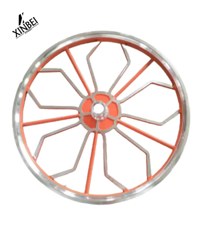 Hoge Kwaliteit Een Keer Spuitgieten 20 Inch 6 Spoke Fiets Wiel Fixie Fiets Mag Voor En Achter Vaste gear Fiets Wiel