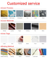 Personnalisable Stock A5 32K Taille Brun Plaine Kraft Couverture Nu Reliure Pages Vierges Cahier de Croquis Pour Graffiti Dessin