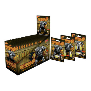 Hete Aanbieding in de Amerikaanse Markt: Mannenverbetering 3D Rhino Black Bull Capsule 3D Kartonnen Displaydoos met Plastic Afdekking - Product Image 6