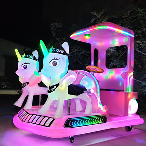 Manèges de <span class=keywords><strong>parc</strong></span> d'attractions les plus récents de <span class=keywords><strong>2021</strong></span>, voiture tamponneuse à batterie licorne - Product Image 1