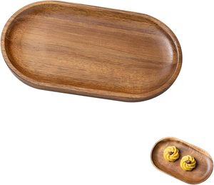 Bandeja <span class=keywords><strong>y</strong></span> Plato Ovalado de Madera de Mango Ecológico para Servir en Fiestas, Charcutería, <span class=keywords><strong>Queso</strong></span>, Sushi, Frutas, Postres, Aperitivos - Product Image 1