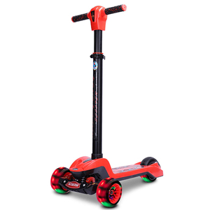 Trotinette électrique pliable Scooter réglable <span class=keywords><strong>pour</strong></span> enfants <span class=keywords><strong>clignotant</strong></span> PU roue enfants Scooter électrique 24V - Product Image 2