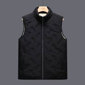 Gilet matelassé pour homme 2025 avec col en velours chaud pour l'hiver, manteau en coton, logo personnalisé Joker, doux pour la peau, confortable, populaire - Product Image 3