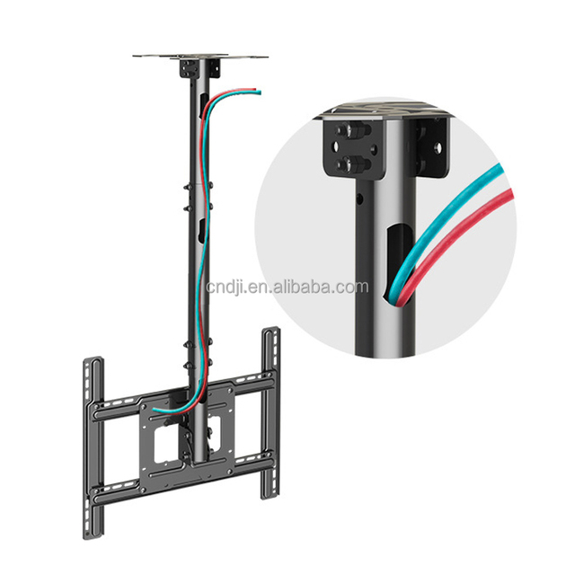 Factory Heavy Duty Steel Extension Flip Down Retractable 32 to 70 Inch LCD LED Ceiling TV Mount