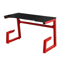 Chaise de jeu ergonomique la plus vendue, confortable et saine, bureau d'ordinateur portable en forme de L avec plateau en MDF durable, structure métallique, design écologique