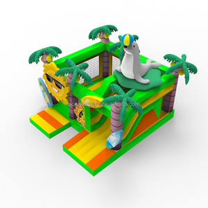 Casa de rebote inflable de animales de <span class=keywords><strong>playa</strong></span> y sol, gorila inflable para niños, fiesta, salto y Tobogán, Combo, <span class=keywords><strong>Castillo</strong></span> de salto <span class=keywords><strong>hinchable</strong></span> al aire libre - Product Image 2
