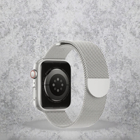 Dernier Bracelet Magnétique de Luxe Élégant pour Apple Watch 44mm 46mm 45mm 49mm, Boucle en Acier Inoxydable pour Série Ultra SE 8 7