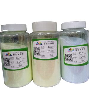 Nuevos productos Dongguan xucai artes y manualidades UV brillo decoraciones navideñas cambio de color brillo suministros promocionales para fiestas - Product Image 1