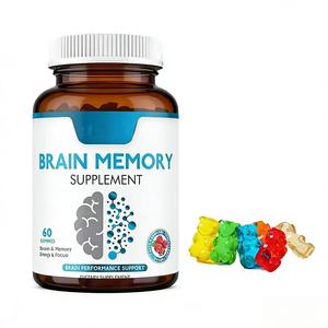 Gummies <span class=keywords><strong>DHA</strong></span> sans gluten pour adultes, améliorant la mémoire et l'immunité, formule personnalisable, vente en gros OEM/ODM, usine chinoise - Product Image 1