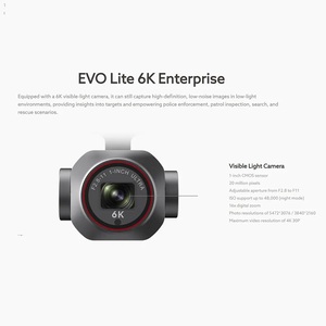 Autel EVO Lite 6K Enterprise Drone con cardán de 3 ejes AI Reconocimiento 6K HD Cámara de 50 megapíxeles Quadcopter UAV - Product Image 3