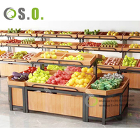 Design décontracté et confortable décoration d'épicerie étagère d'épicerie design mini supermarché