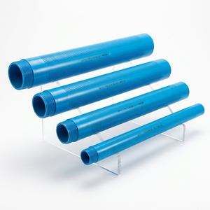 Tubería de <span class=keywords><strong>PVC</strong></span> Circular de Alta Calidad para Construcción, <span class=keywords><strong>50</strong></span>, 75, 110, 160 mm, <span class=keywords><strong>Precio</strong></span> de Tubería de <span class=keywords><strong>PVC</strong></span> para Revestimiento de Pozos - Product Image 1
