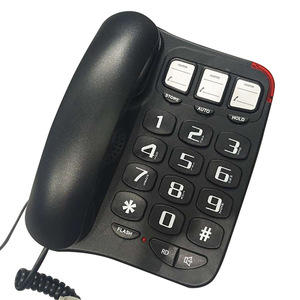Téléphone <span class=keywords><strong>fixe</strong></span> à gros boutons filaire avec numérotation rapide et fonctions de haut-parleur - Product Image 2