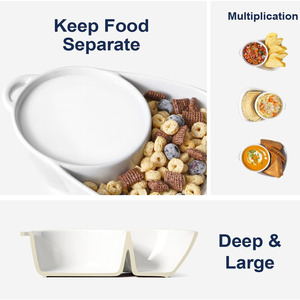 Cuencos de cerámica antiadherentes para cereales y salsas, juegos de cuencos para sopa y cracker para desayuno, sopa y pan para sándwiches - Product Image 2