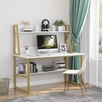 Table d'étude en bois de bureau d'ordinateur de bureau d'écriture de Style de mode avec la conception d'étagère