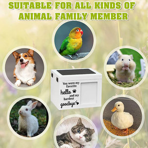 ZMaker yeni büyük ahşap Pet cenaze kremasyon çömleği fotoğraf çerçevesi Pet anıt <span class=keywords><strong>Urns</strong></span> ile köpek veya kedi külleri için - Product Image 4