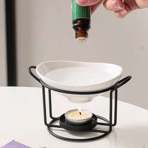 Lilin lilin lelehan Aroma parfum dupa lampu wangi berdiri grosir keramik pembakar minyak esensial - Product Image 3