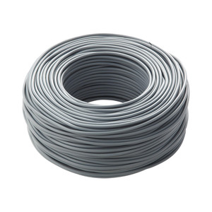 FS17 cavo filo elettrico mono nucleo 4mmq sezione 100m rocchetto grigio colore 24awg cavo flessibile filo di rame scudo solido incagliato - Product Image 3