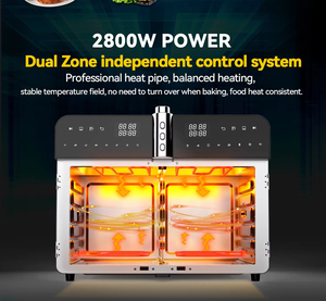 Four à air et déshydrateur commercial 2800W avec écran tactile, 36L, <span class=keywords><strong>double</strong></span> porte - Product Image 6