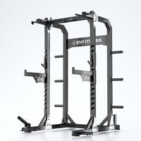 Banc de musculation professionnel multifonctionnel en acier pliable avec barre de traction indépendante pour squats et tractions
