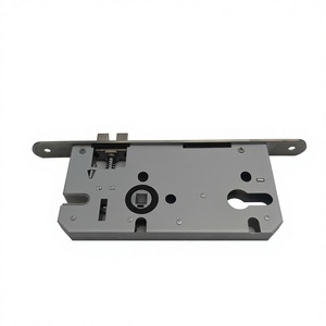 Corpo <span class=keywords><strong>Serratura</strong></span> a Mortasa 7255 in Ferro di Alta Qualità con Pannello in Acciaio Inossidabile e Scrocco in Lega di Zinco per Porte Interne in Legno - Vendita all'Ingrosso - Product Image 3