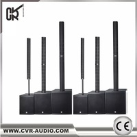 Équipement audio live T408 pour club, enceintes colonne actives alimentées de 4 pouces pour intérieur