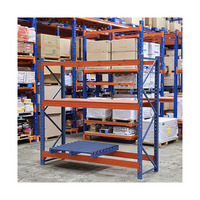 Système de rayonnage en acier haute densité à grande capacité avec récupération automatisée pour le stockage de matériaux de construction, renforcé anti-sismique