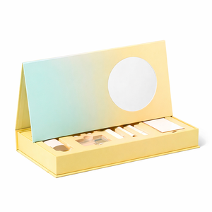 กล่องบรรจุภัณฑ์ผลิตภัณฑ์บำรุงผิวระดับพรีเมียม กล่องของขวัญกระดาษแข็งพับได้แบบแม่เหล็ก สำหรับเซรั่ม ครีม โลชั่น เอสเซนส์ ชุดผลิตภัณฑ์ความงาม - Product Image 2