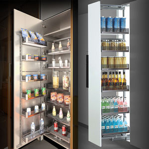 Moda italiana Gabinetes de cocina de acero inoxidable de buena calidad con grifo de <span class=keywords><strong>isla</strong></span> Fregadero Hutch Diseño de moda - Product Image 6