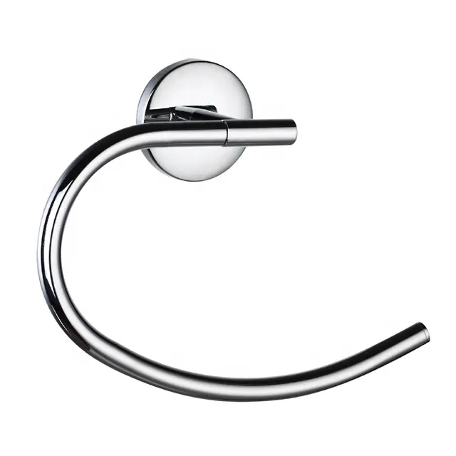 Anello portasciugamani in zinco + acciaio inossidabile per accessori da bagno