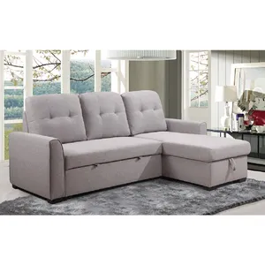 Cor livre escolha Projetos conversíveis modernos do sofá-cama Eu dei forma ao dorminhoco estendo o sofá-cama com armazenamento
