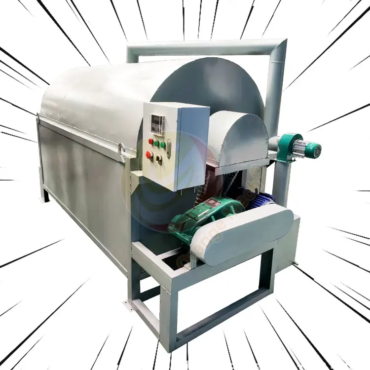 Máquina de horno seco de yeso de alta temperatura, ventilación Horizontal de resina de calor de basura de alimentos de carbón de granja, 100c