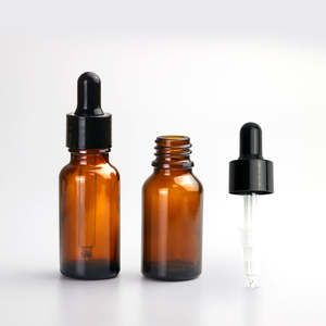 Flacon Avec Pipet 100 50 30 20 15 10 5 Ml Botol Serum Botol Minyak Esensial Botol Serum dengan Tutup Penetes - Product Image 3