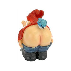 Gnomos de Jardín Divertidos de Resina, Gnomos Traviesos con Forma de Trasero Descubierto y Pájaro, Gnomos de Jardín Personalizados para Exteriores - Product Image 4