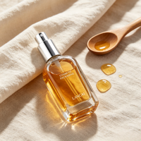 Flacon pulvérisateur carré en verre ambré de 10/20/30/50/100 ml pour huiles essentielles et parfums, avec pompe pulvérisatrice noire pour huile capillaire