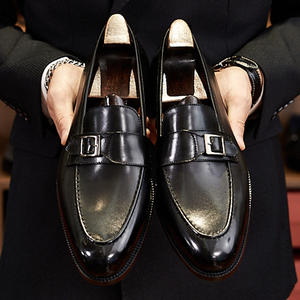 Leather Men's Oxford Dress <b>Shoes</b> Premium <b>Slip</b> Resistant Formal Office Business <b>Shoes</b> - Product Image 2