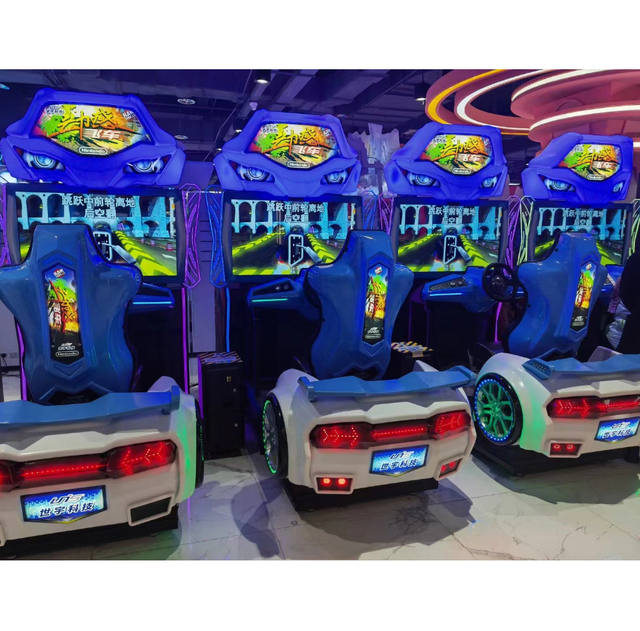 New Coin Operated Arcade Racing Simulator Racing Arcade Game Kids Outrun Racing Car Simulator Cockpit