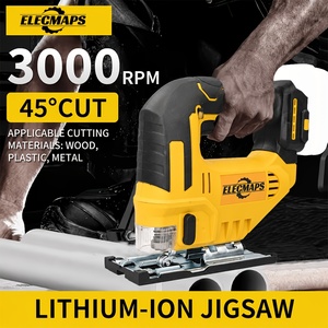 <span class=keywords><strong>Scie</strong></span> <span class=keywords><strong>sauteuse</strong></span> sans fil 20V Max à vitesse variable avec éclairage LED, coupe oblique, <span class=keywords><strong>action</strong></span> orbitale, moteur sans balais, pour le bricolage du bois et du métal - Product Image 1