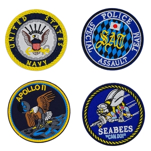 LE GIGN <span class=keywords><strong>Gendarmerie</strong></span> Nationale Intervention Grou Forces Spéciales Logo Personnalisé Crochet Boucle Broderie Patches Bande - Product Image 4