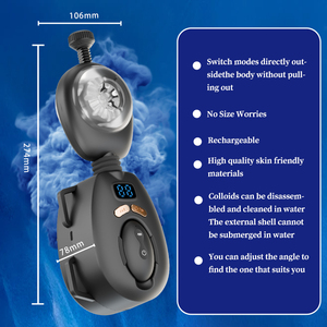 Erotische Seksspeeltjes Draagbare Vibrator Automatisch <span class=keywords><strong>2</strong></span> In <span class=keywords><strong>1</strong></span> Stuwende Mannelijke <span class=keywords><strong>Masturbator</strong></span> - Product Image 5
