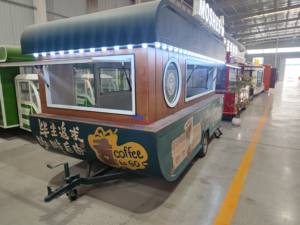 Carrito de Comida Móvil Multifuncional, Vendedor Ambulante Eléctrico, Carrito de Comida Rápida para Café y Bebidas - Product Image 2